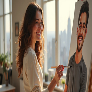 Малюю твае вочы