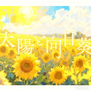 太陽と向日葵