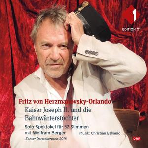 Ein Gamsbock fällt auf die Bühne