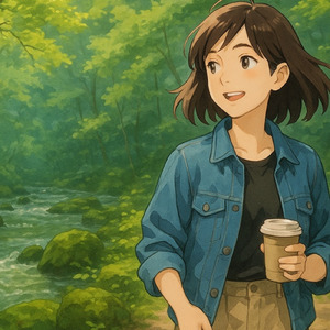 風に応える森 - 苔の足音