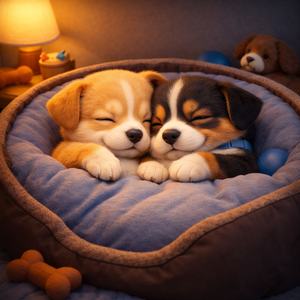 Сладкий сон щенят