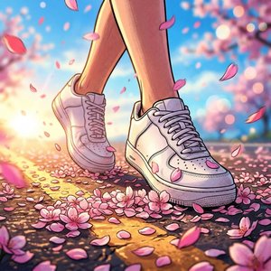 벚꽃이 불어오는 날