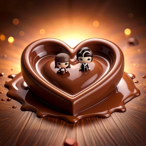 チョコレートの輪郭