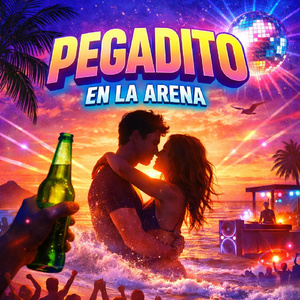 PEGADITO EN LA ARENA