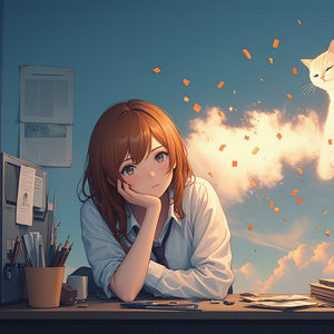 仕事、行きたくない！（不想上班！）