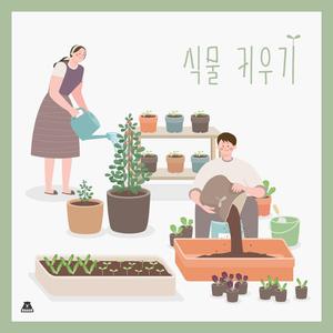 나뭇잎에 비친 빛줄기