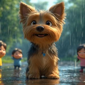 Mi perrito juguetón.