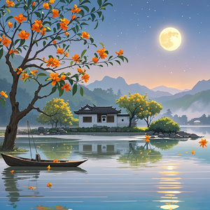 东江月照故乡心