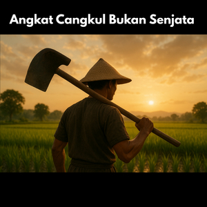 Angkat Cangkul Bukan Senjata