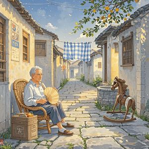 巷口的蒲扇-神经蛙