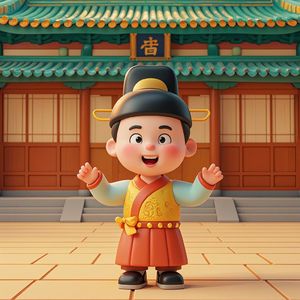 国学成语儿歌《一琴一鹤》