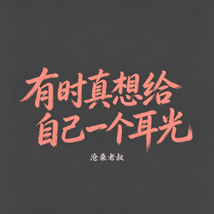 有时真想给自己一个耳光