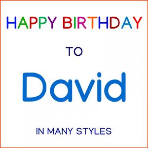 Happy Birthday To David - Techno