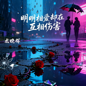 明明相爱却在互相伤害(伴奏)