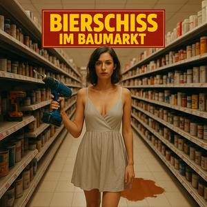 Bierschiss im Baumarkt