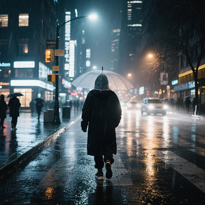 城中村冬夜