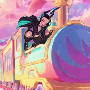 🚂（remix）うさうさ暴走機関車“Usa-Usa Runaway Locomotive”🐇🖤 by ぴーちょ🍑remix free