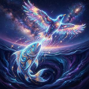 《 致 自 己 ： 逆 流 而 上 》#百万奖金AI创作大赛主题二