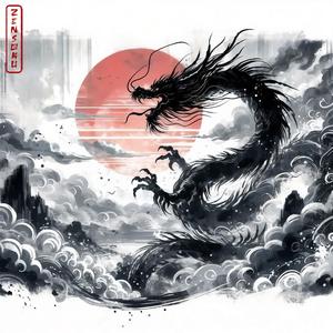 Dragon Rises at Twilight