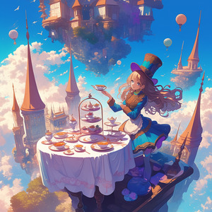 天空の優雅なお茶会