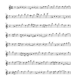 静静的顿河（C调竖琴）