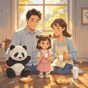 暖光里的家