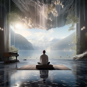 Eco Tranquilo En El Piano De Meditación
