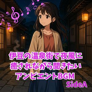 雨上がりの坂にひかる灯り