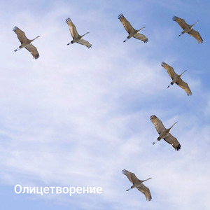 Олицетворение Журавли