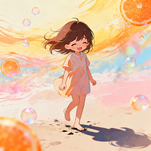 橘子汽水风
