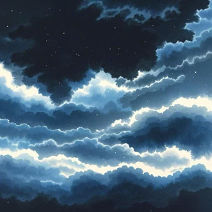 时间是穿梭在云海里的流星