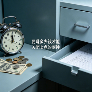 要赚多少钱才能关闭七点的闹钟