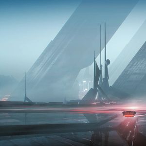 晨光中的早餐店