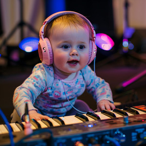 Newborn's Melodic Joy