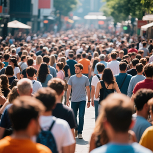 我在人海裡徘徊