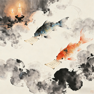 《烛影辞·双鲤云中书》