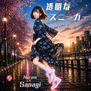 透明なスニーカー