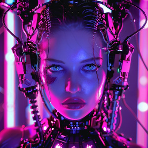 MONTAGEM GAROTA ROBÓTICA