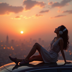 夜の街を駆け抜けて