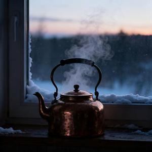 黄昏煮雪