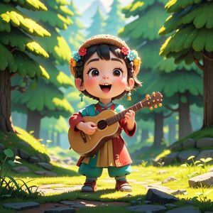 国学文言文启蒙儿歌《一毛不拔 邯郸淳》