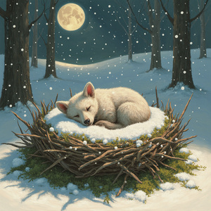 Ложкой снег мешая