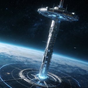 星空下浪漫失重