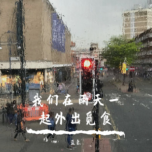 我们在雨天一起外出觅食