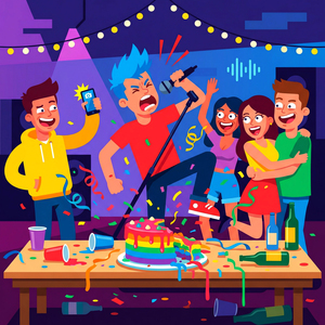 С днём рождения, подружка!