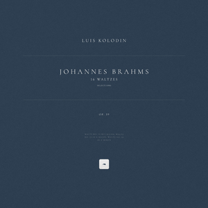 16 Waltzes, Op. 39: Waltz No. 15 in A Major (Arr. Brahms for Piano)