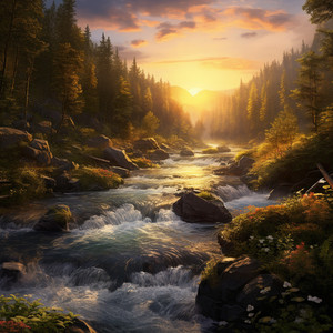 Resonancia Radiante Del Estanque En El Himno