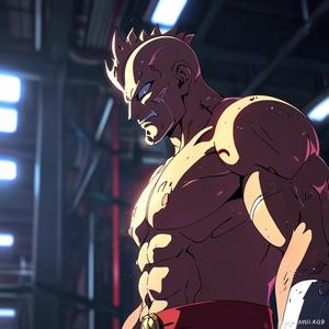 쾌걸근육맨2세 오프닝 - 질풍가도 AI ver. / Kinnikuman nisei OP AI ver.