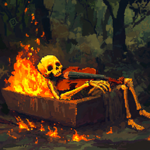 A Nightmare in a Coffin