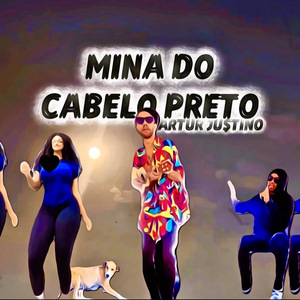 Mina do cabelo preto